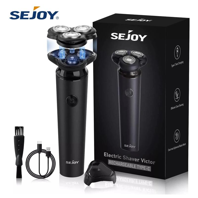 Shavers for Men Electric Razor Waterproof IPX5 Electric Shaver Fast Charging-3D Floating Head Shaving Machine