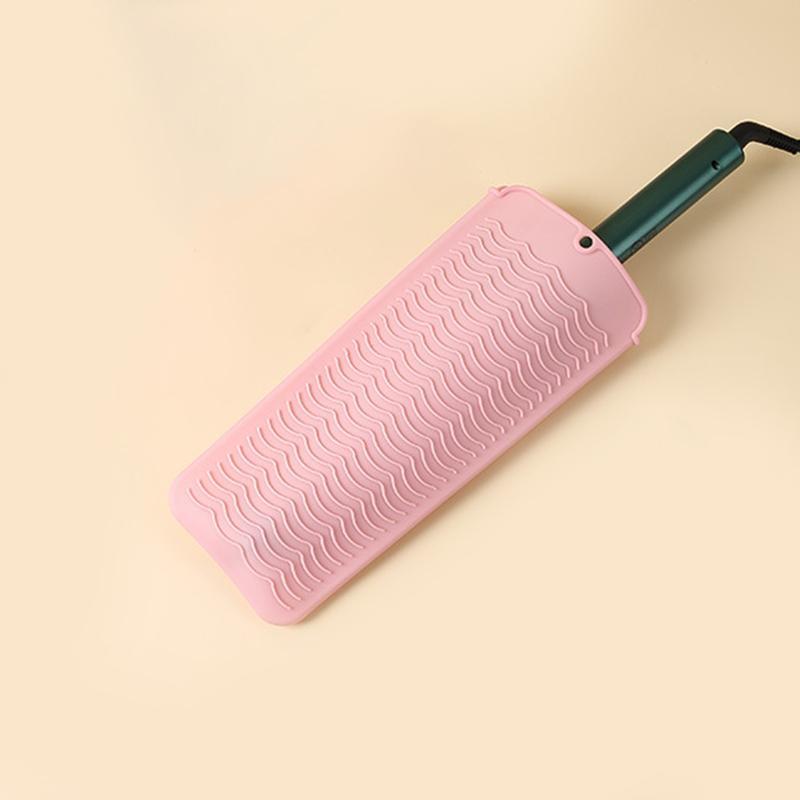 Comfort Curling Iron Silicone Heat Insulation Pad, Hair Straightener Storage Silicone Case, Household Curling Tool Insulation Cover