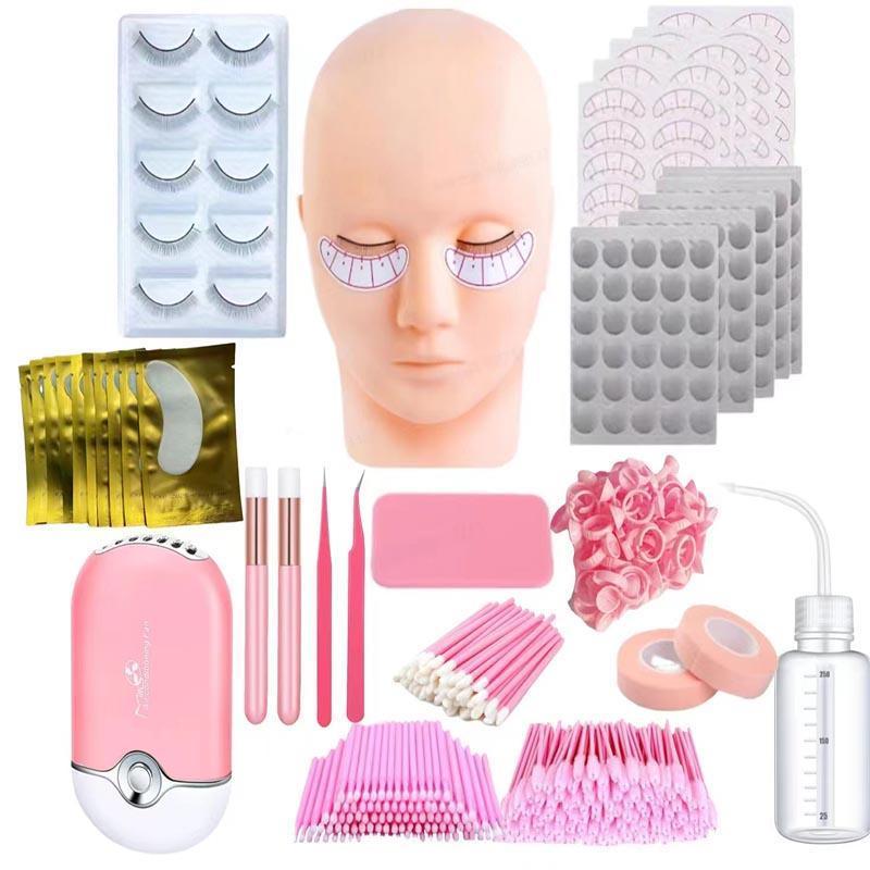 Eyelash Extension Kit for Beginners, 281pcs set Eyelash Extensions Practice Tool Kit, Eyelash Makeup Tool Set, Professional Eye Makeup Tools for Women