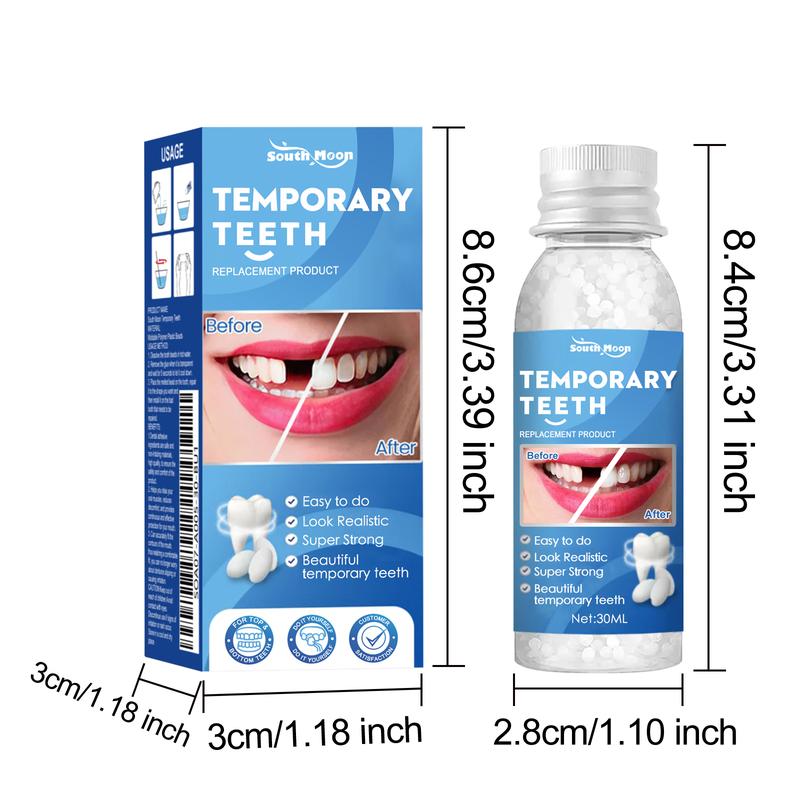 Solid Dental Gel Retouching teeth, temporary fillings, denture fillings Dental Gel Keeping Teeth Straight Temporary Tooth Filling Denture Kit Oral