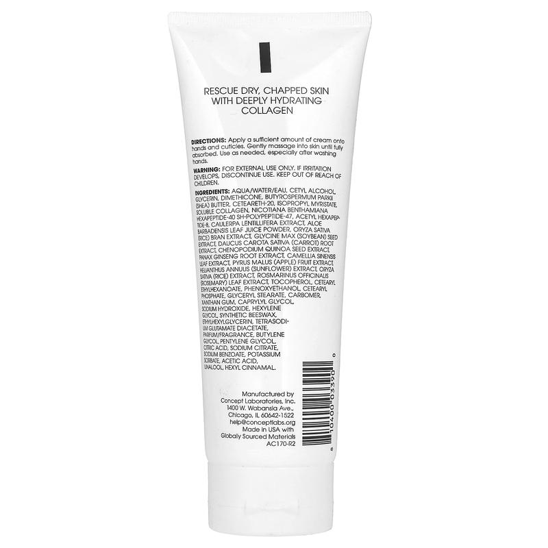 Advanced Clinicals Collagen Hand Cream,  8 fl oz (237 ml)