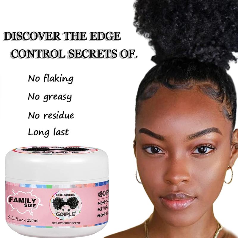 Goiple Edge Control Wax for Women Strong Hold Non-Greasy Smooths Hair Gel for All Hair Types Water-Based Extra Hold Formula Haircare Haircare