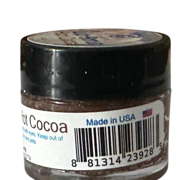 Diva Stuff Hot Cocoa Lip Scrub, Moisturizing, Exfoliating, Repairing and Softening, Tastes Amazing , Natural Ingredients and Made in the USA, .25 Oz