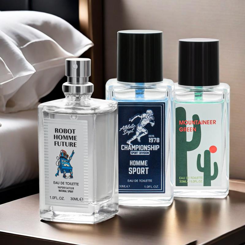 Eau de Toilette  - Woody & Fresh- Men's Cologne - With Patchouli, Sandalwood, and Mandarin - Medium Intensity