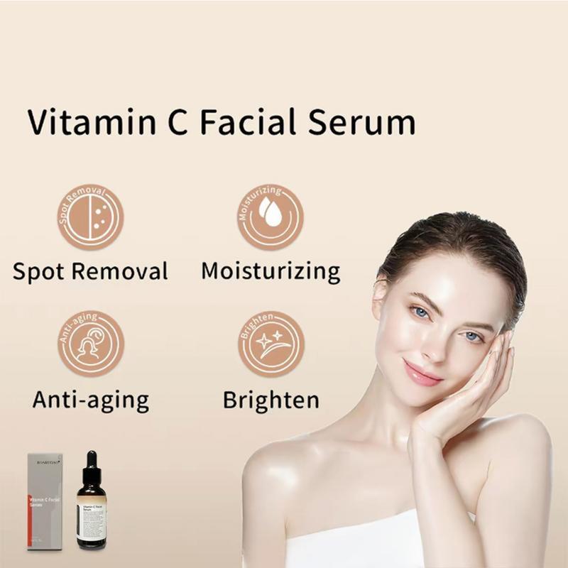 [90% people choice] Vitamin C Facial Serum Essence - 30ml or 60ml Options, Enriched with Skincare Cleanser-B3 for Gentle Acne Relief and Overall Skin Improvement