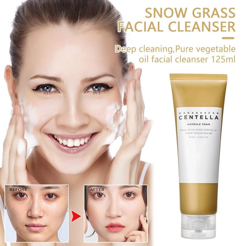 M Centella Asiatica Facial CleanserCleansing Oil Facial Makeup RemoverSet to Remove Pore Scratches, SkinCare Oil Cosmetic Facial Cleansing centella  asiatica