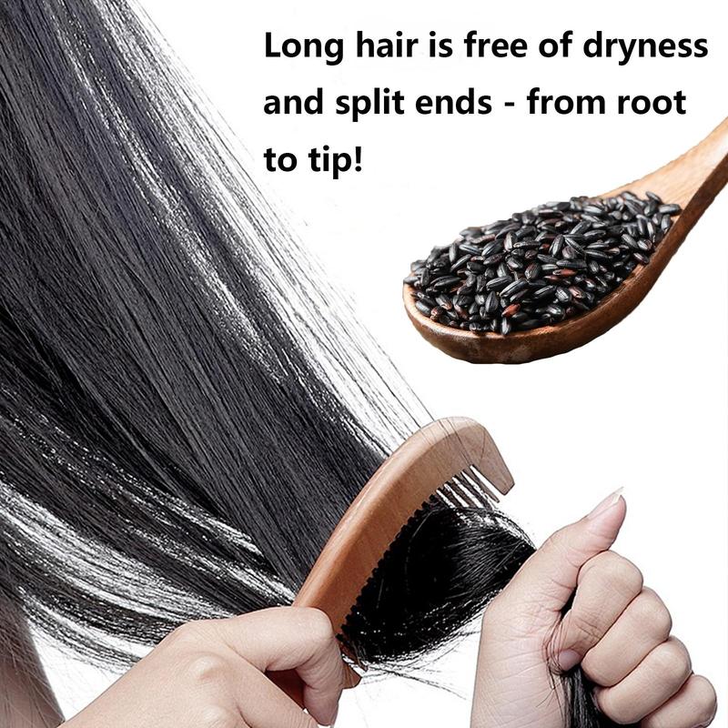 Summer Organic Black Rice Water Spray, Hair Care Product Helps Improve Hair Quality, Black Rice Extract Hair Spray, Hair Treatment Oil for Women & Men