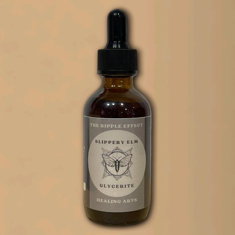 Slippery Elm Glycerite Drops by the Ripple Effect