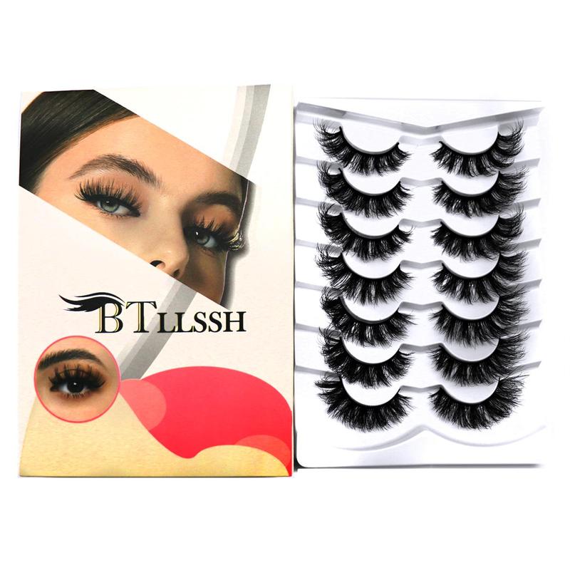 Thick and Curly Fake Eyelashes, Trending Products, Natural Look Eyelash Extensions, Eye Cosmetic Product for Women for Daily Live, Lash Clusters, Lash Clusters Kit, Eyelash Extensions Kit, Christmas Gift