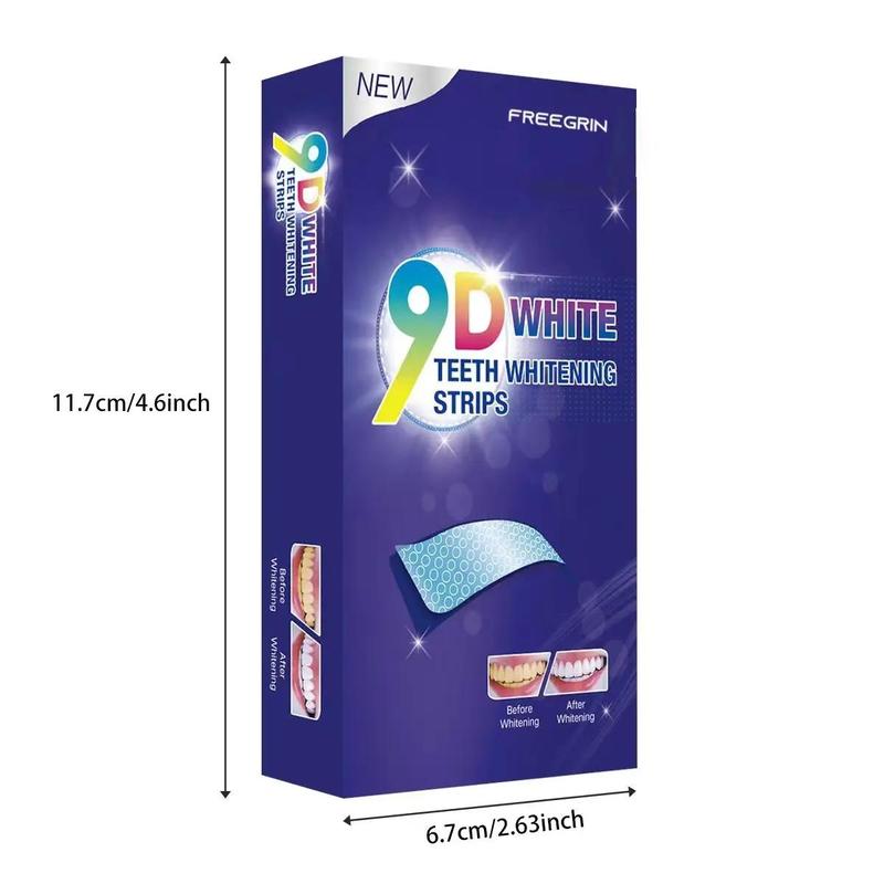 Teeth Brightening Strips, 2 Boxes Teeth Strips for Teeth Sensitive, Effective Teeth Brightener Strips, Helps Remove Stain, Oral Care Product for Women & Men