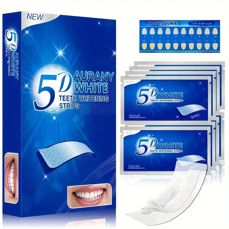 5D tooth strips, tooth stain cleaning, deep cleaning teeth for daily oral care