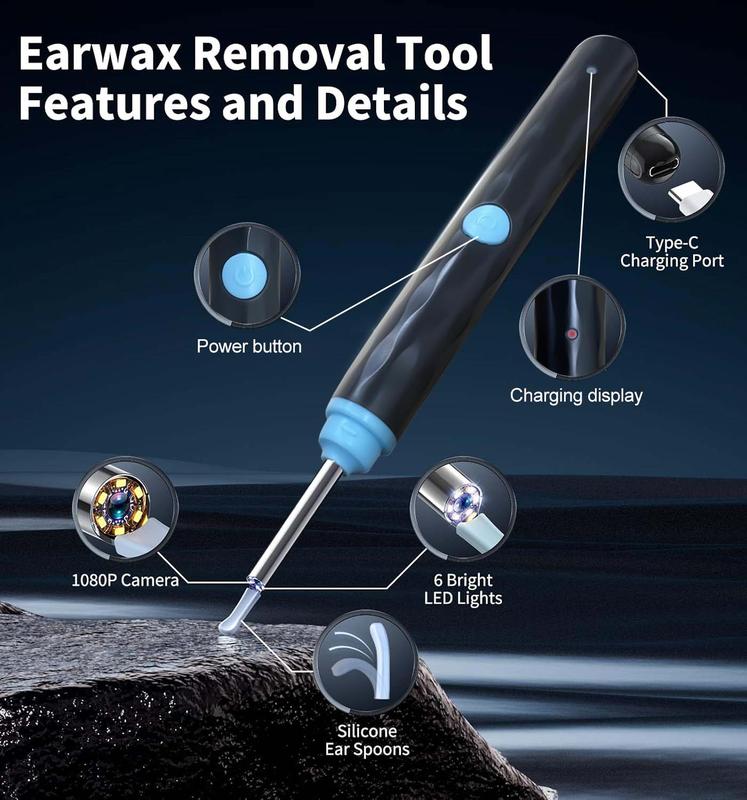 Ear Wax Removal Kit – Camera & Light Equipped for Safe and Effective Ear Cleaning