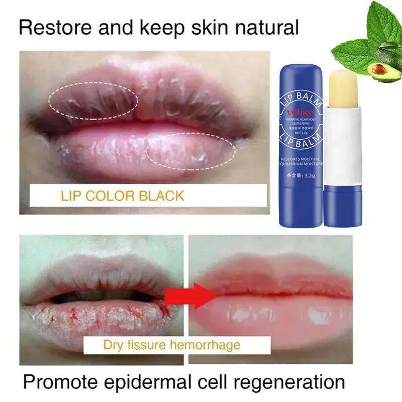 New Lip Balm Remove Dark Lighten Melanin Lip Mask Fade Lip Line Brighten Exfoliating Moisturize Dead Skin Repair Lip Care