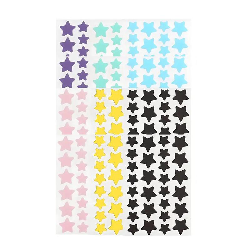 Cute Star Pattern Acne Patch, 12pcs Invisible Face Spot Pimple Patch, Beauty Skin Care Tool for Women & Men, Summer Essentials