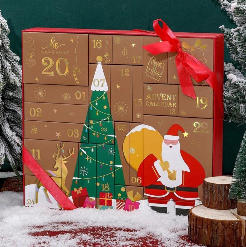 2024 Christmas Advent Calendar 24 Days of Bath and Body Care Beauty Skincare Advent Calendar 24PCS Countdown Christmas Gifts for Women