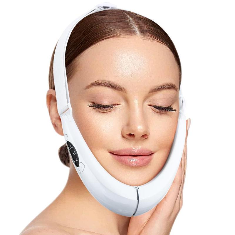 Face Lifter V Face Beauty Meter Face Lifting Belt 5 Modes Face Slimming Massager Facial Beauty Instrument