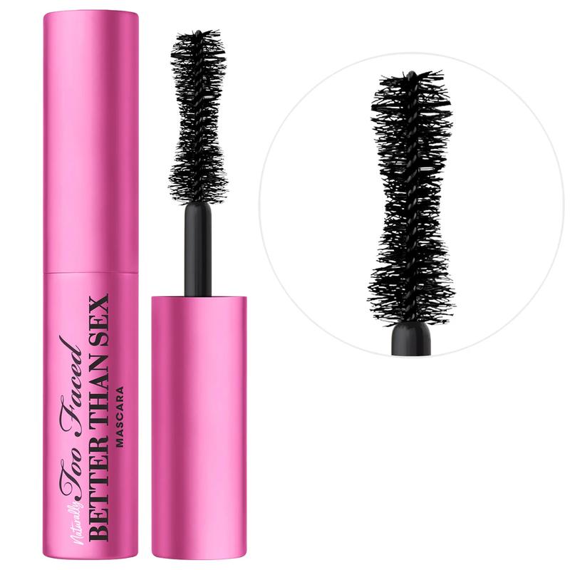 Mini Naturally Better Than Sex Mascara - Compact, Lengthening, and Volumizing Formula - Makeup, Cosmetic Plant