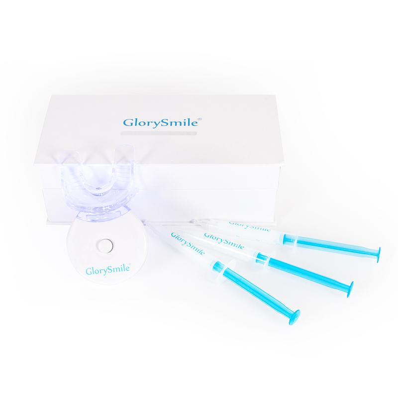 GlorySmile Teeth Whitening Kit with 5x LED Light, 22% Carbamide Peroxide Oral Care Black Friday Christmas Deal