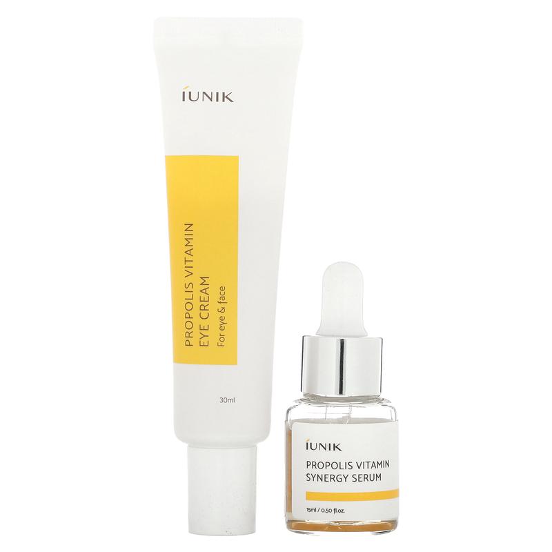 iUNIK Propolis Vitamin Eye Cream Set, 2 Piece Set