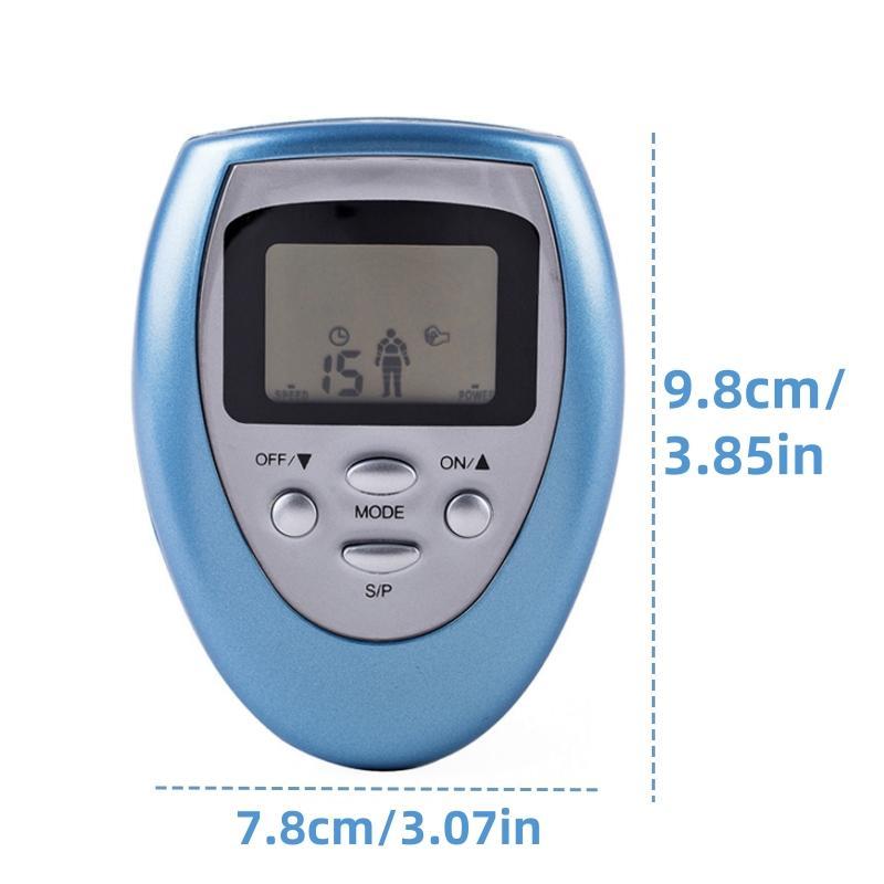 Multifunctional Mini Massager, 1 Box Electric Muscle Stimulator with Digital Display, Relaxation & Relieve Fatigue Sticker, Suitable for Home Travel