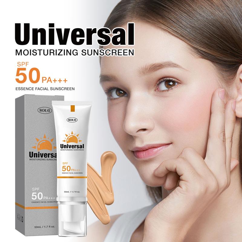 [ Free Shipping] SOUG 2-Pack -Autumn Winter Facial Sunscreen, Hydrolyzed Collagen, SPF 50+ PA+, Sun Protection and After-Sun Care for Christmas and Holidays