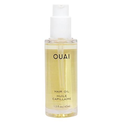 OUAi Hair Oil - Adds Hair Shine and Smooths Split Ends - Hair Heat Protectant Oil for Frizz Control - Color Safe Formula - Paraben, Phthalate and Sulfate Free 1.5 oz 45ml Haircare Serum Hydrating