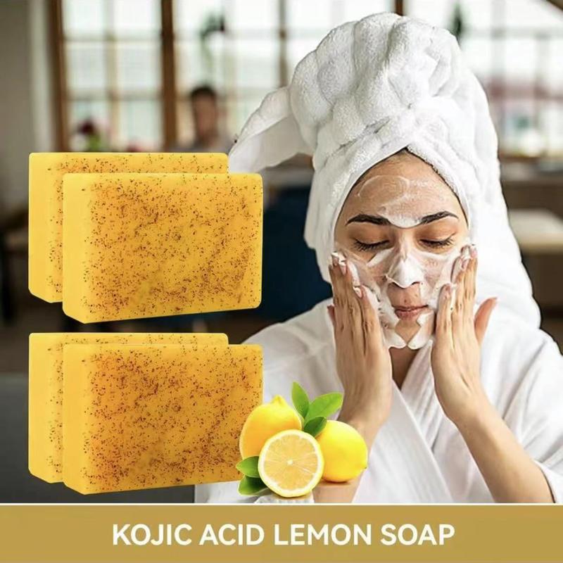 Lemon turmeric kojic soap