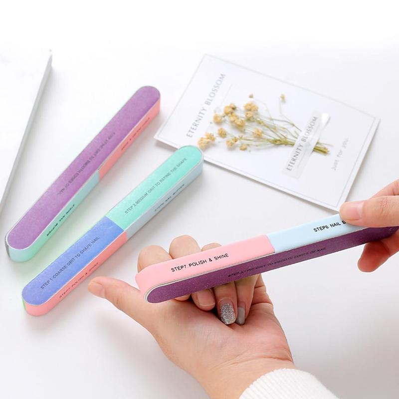 6-sided Nail File, Nail Polishing Tool, Professional Manicure Tool for Home & Beauty Salon Use