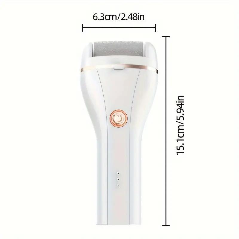 Rechargeable Electric Foot File, Professional Foot Callus Remover Kit, Portable Foot Care Tool for Dead, Hard, Cracked Dry Skin