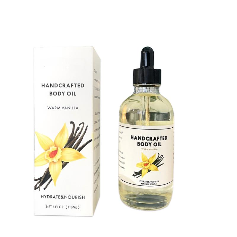 Silky Smooth Skin Body Oil – Handcrafted with Warm Vanilla Essence