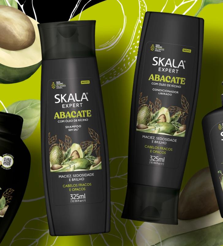 Skala Expert Avocado Shampoo and Condicional Kit - 325 ml - 100% Vegan