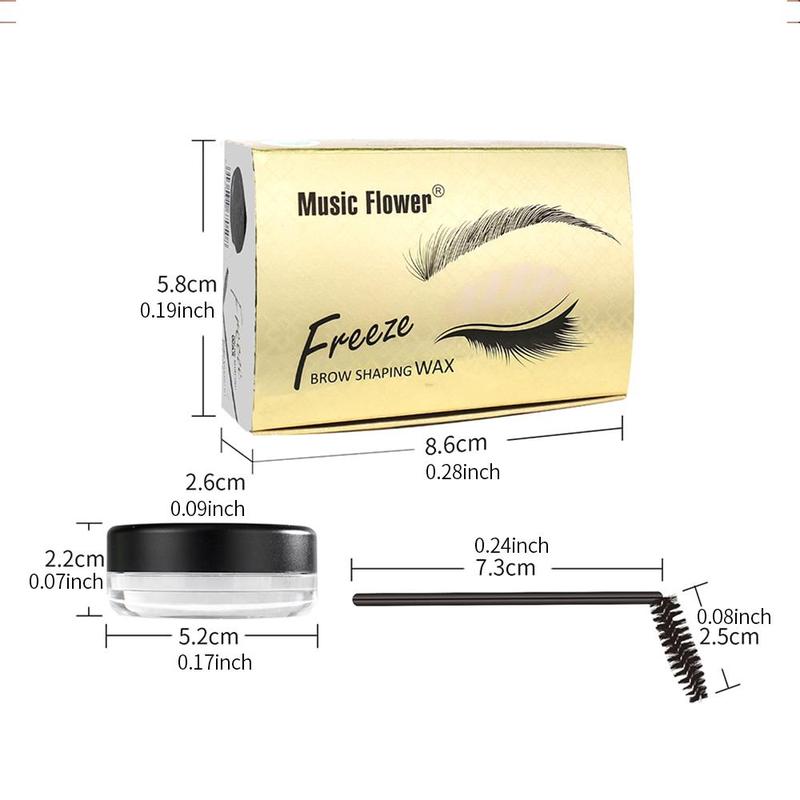 Transparent Eyebrow Gel, Eyebrow Shaping Kit for Women, Clear Eyebrow Balm, Eyebrow Shaping Wax, Clear Eyebrow Gel, Cosmetic Gift, Christmas, Christmas Gift