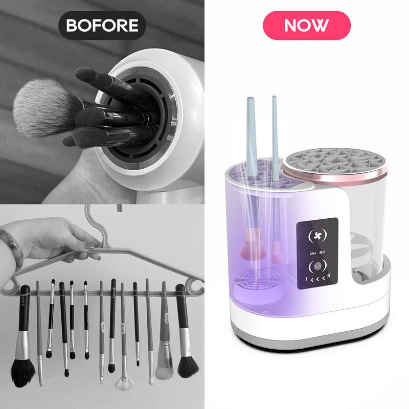 Electric Makeup Brush Cleaner, 1 Box Automatic Makeup Brush Drying Machine, Makeup Tool for Women, Cosmetic Brush Cleaning Tool