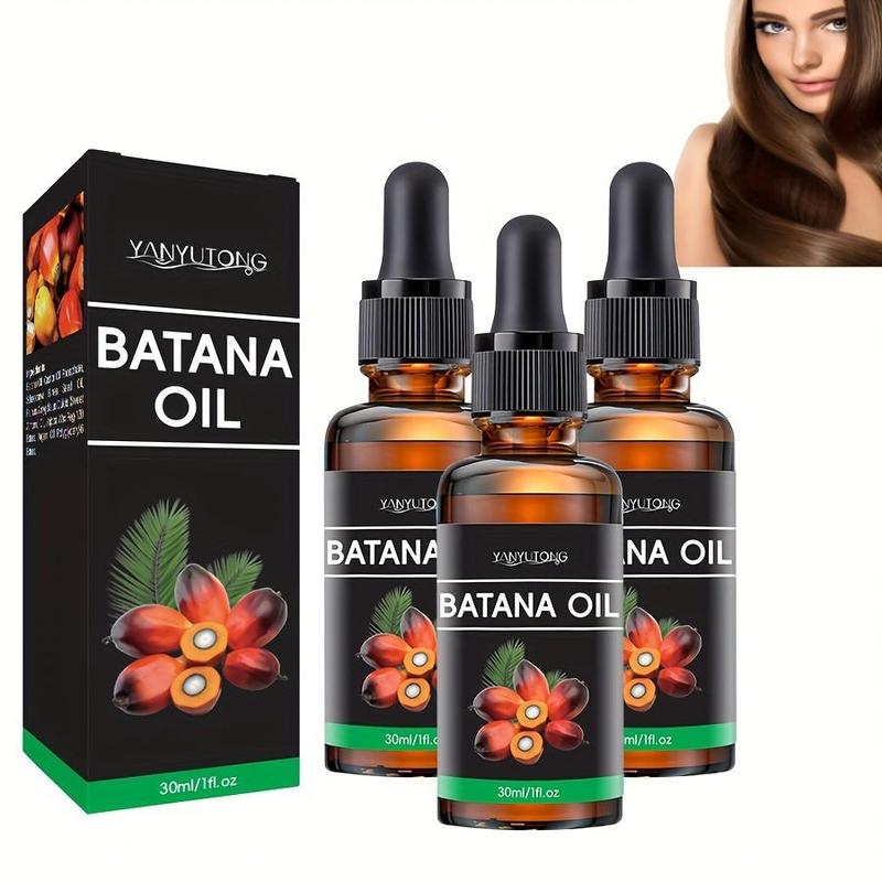 Batana Oil Hair Serum, 3 Counts set Moisturizing Hair Oil, Hair Care & Styling Product for Dry & Rough Hair, Hair Care Product for Women & Men