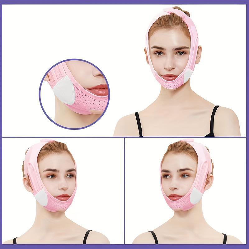 Anti Snoring Chin Rest, V Line Shaping Face Masks, Double Chin Reducer Strap, Lifting Bandage For Double Chin And Saggy Face Skin, Christmas Gift