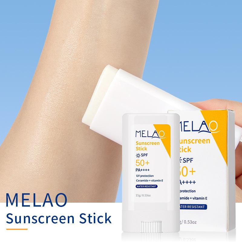 Sunscreen Stick,Water resistant,gently repair skin, protect sensitive skin,SPF 50+,PA 4+UV protection,Ceramide+vitaminE, Pocket portable-15g 0.53oz