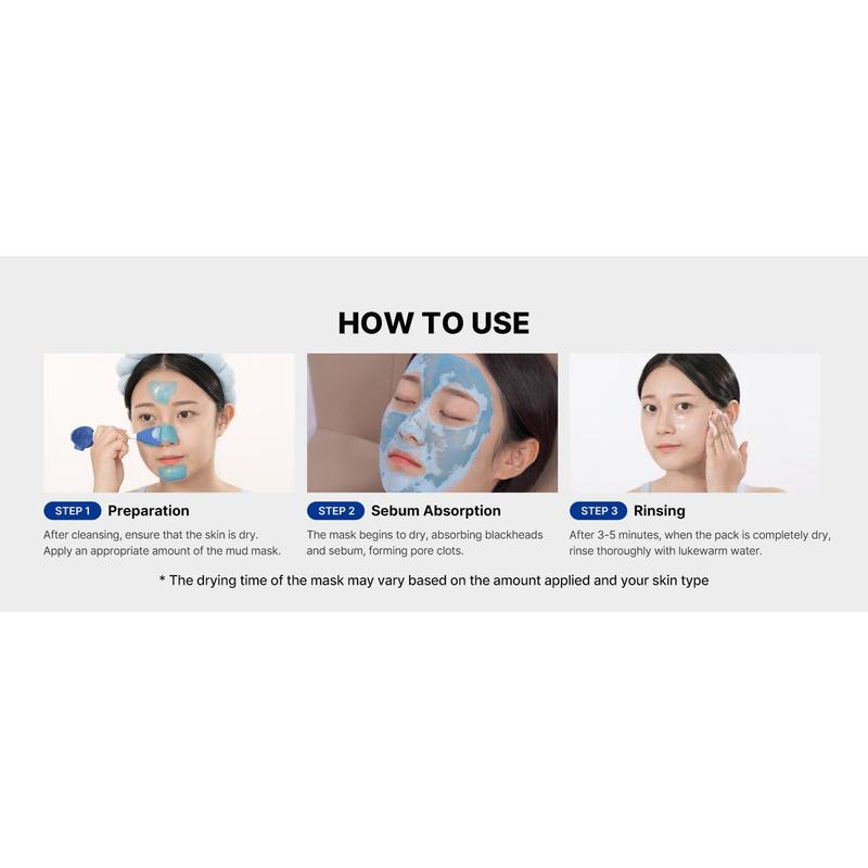 [ MEDICUBE ] ZERO PORE BLACKHEAD MUD MASK 100g   3.52 oz Cleansing Skincare Blackhead Removal Salicylic Clear Deep Cleansing Peel