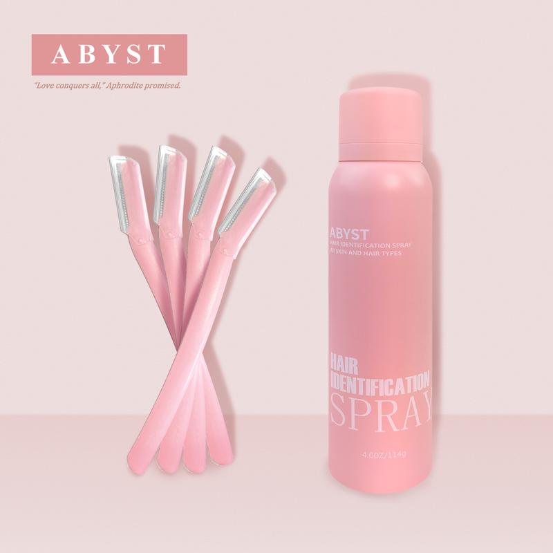 ABYST Upgrade Hair identifier Spray for Face Shaving Recognition Spray Moisturizing and Skin Care Hair Removal Women Dermaplaning Tool