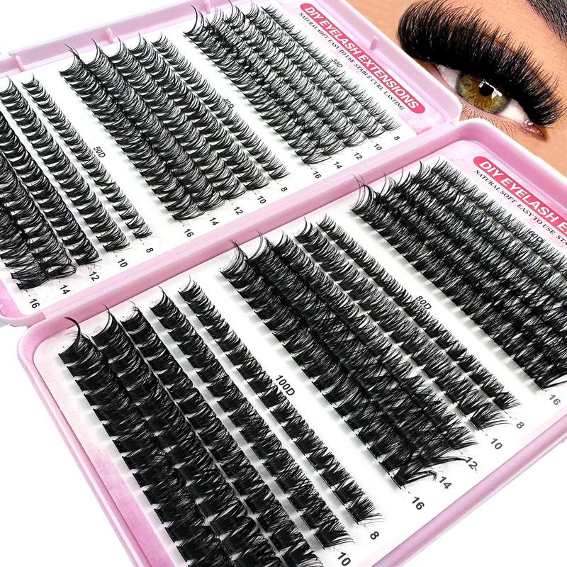 Mixed Length Individual False Eyelashes, 600pcs box Natural Look Eyelash Extensions, Self Grafting Curl Eyelashes, Eye Makeup Enhancement False Eyelashes, Christmas Gift