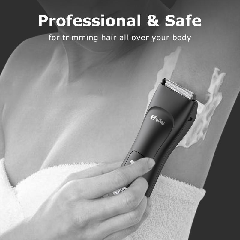 Waterproof Wet Dry Clippers, Rechargeable and Wireless Charging Body Trimmer, Male Hygiene Grooming Razor, Ball, Beard Trimmer for Men, Best Gift for Loved Comfort，  lectric Groin Hair Trimmer, Replaceable Skin Safe Ceramic Blade Heads, wireless  shaver