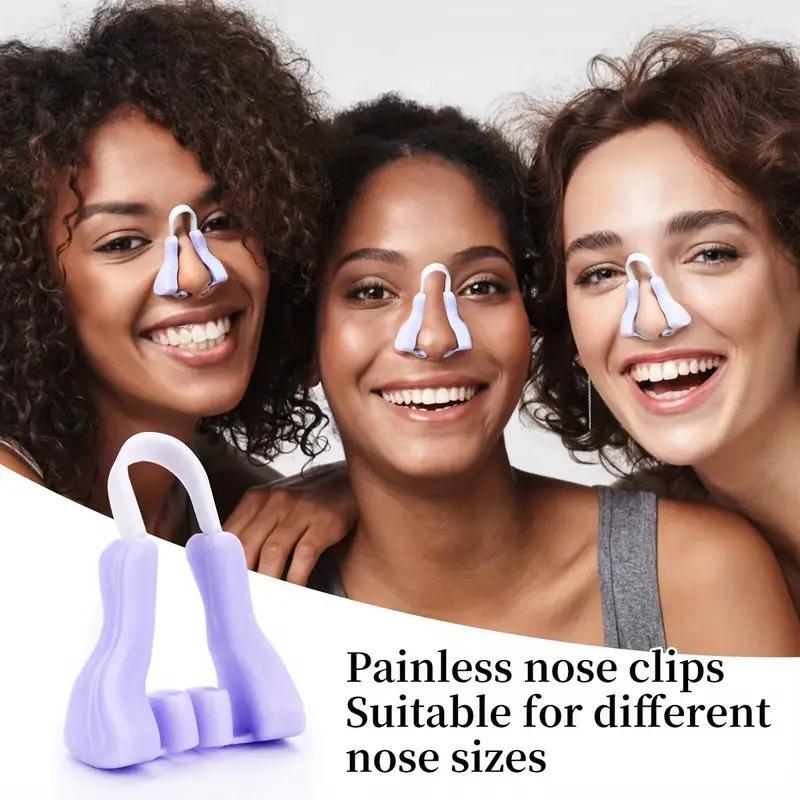 Silicone Nose Shaper, 6 Counts set Nose Bridge Straightener, Nose Lifter, Painless Nose Shaping Tool, Skin Care Tool for Women