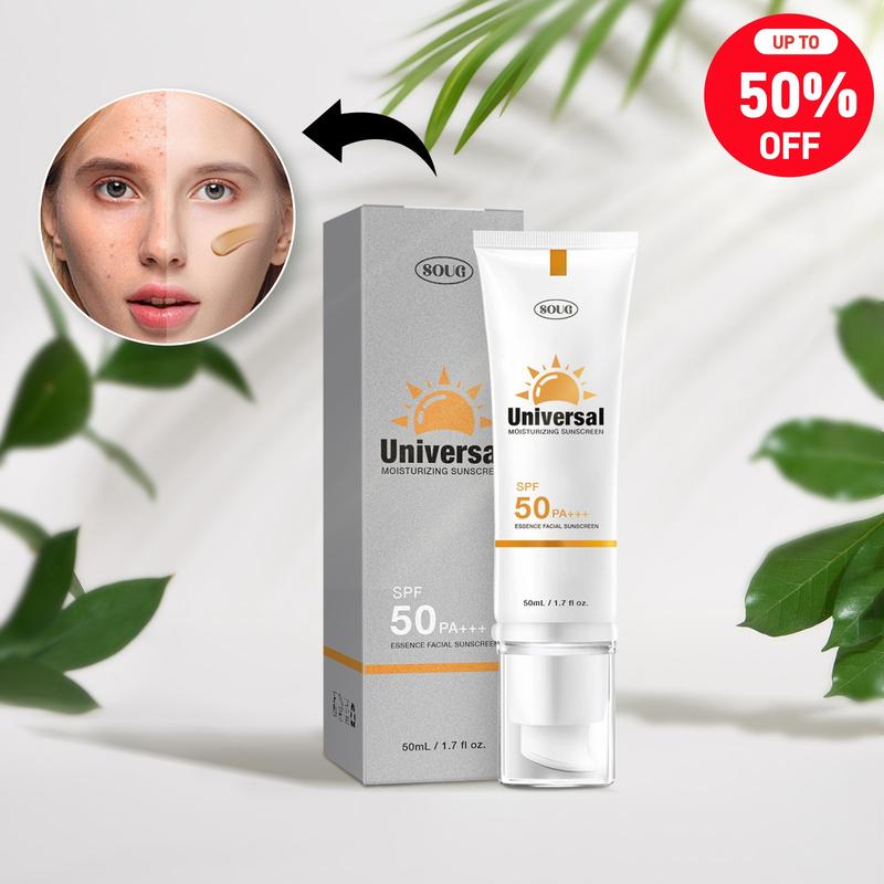 [ Free Shipping] SOUG 2-Pack -Autumn Winter Facial Sunscreen, Hydrolyzed Collagen, SPF 50+ PA+, Sun Protection and After-Sun Care for Christmas and Holidays