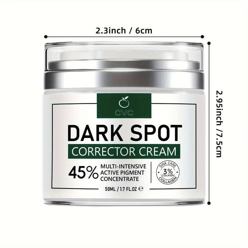 CVC Dark Spot Corrector Cream - Rejuvenating Moisturizer for All Skin Types, Cream with Vitamin E - Rejuvenating Skin Care For All Skin Tones, Dark Spot Cream for Men & Women