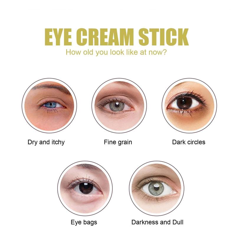 Snail Essence Eye Cream Stick, Moisturizing Eye Lifting Cream, Eye Care Product for Women & Men