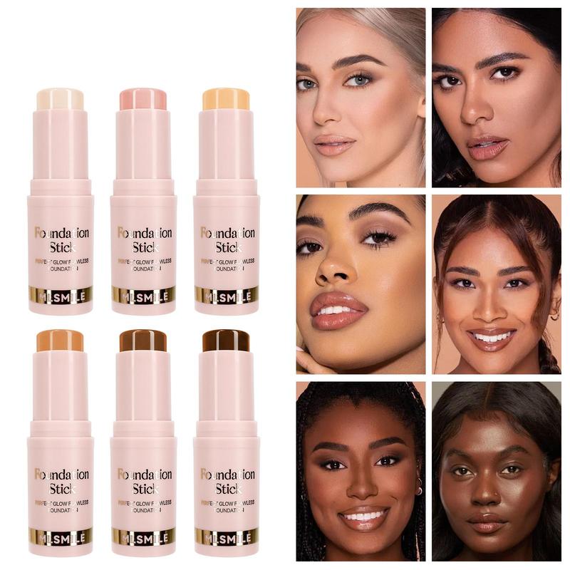 Long Lasting Concealer Stick, 1 Count Highlighter Contouring Matte Concealer Stick, Flawless Foundation Stick, Makeup Accessories for Women