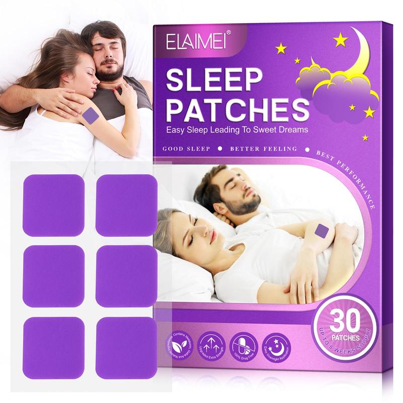 Sleep Patches, 1 Box Natural Herbal Ingredients Sleep Aid Patch, Calm The Mind, Safe and Effective Sleep Patches for Women & Men