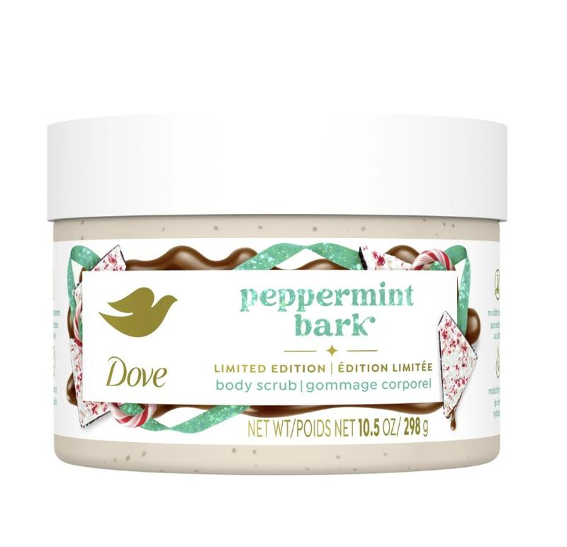 Dove Exfoliating Body Scrub for Women Peppermint Bark Limited-Edition 10.5 oz