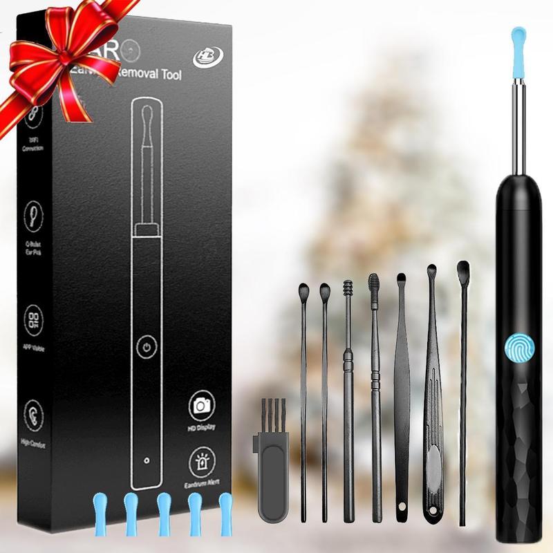 Smart Visual Ear Wax Removal Tool, 1 Set Ear Wax Removal Kit with HD Camera, Ear Cleaning Tool, Earwax Removal Products for Home & Travel