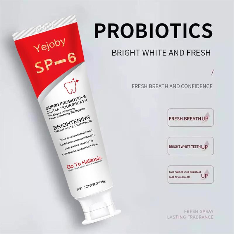 Probiotics Bright Brighten Toothpaste, Sp 6 Toothpaste, Sp-6 Brighten Toothpaste, Brighten Toothpaste Sp-6, Sp-6 Probiotics BrightenToothpaste, Fresh Breath