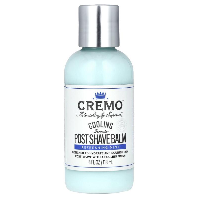 Cremo Post Shave Balm, Refreshing Mint, 4 fl oz (118 ml)